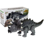 Dinosaur on Battery Triceratops Gray