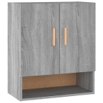 vidaXL seinakapp, hall Sonoma tamm, 60x31x70 cm, tehispuit