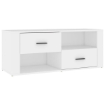 vidaXL telerikapp, valge, 100 x 35 x 40 cm, tehispuit