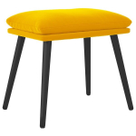 vidaXL jalapink, sinepikollane, 45 x 29,5 x 39 cm, samet