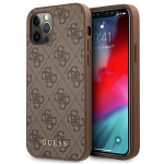 GUESS 4G Metal Gold Logo - Iphone 12/12 Pro , pruun, Ruda