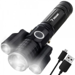T6 taskulamp akuga 600mAh / ZOOM / 300lm