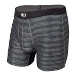 Meeste bokserid, Saxx Droptemp Cool Mesh Boxer Brief Fly, must - Heather 64705-600, S