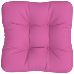 vidaXL euroalusest diivani padi, roosa, 50 x 50 x 12 cm, kangas