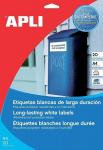 Etiketės spausdinimui Apli 581225 210 x 297 mm, 20 vnt
