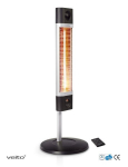 Infrapuna soojuskiirgur Veito CH1800 RE (must)