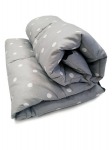 Laste tepitud villane tekk All Seasons grey, 100x140 cm