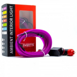 LED-riba auto sisetulede jaoks, 5m, lilla, 12V, EPAL5M
