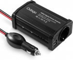 Odoga auto inverter, pingemuundur, 300W, 12-110V, 4.8A USB, must