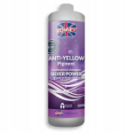 Ronney Silver Power Anti-Kollane Pigment &Scaron;ampoon blondidele, helestatud ja hallidele juustele, 1000ml