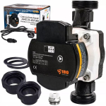 Energias&auml;&auml;stlik elektrooniline tsirkulatsioonipump IBO AMG 25-40/180 PWM toega