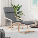 vidaXL jalapink, tumehall, 51 x 41 x 40 cm, kangas