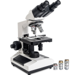 Professionaalne bioloogiline mikroskoop 2 okulaariga, 1600x