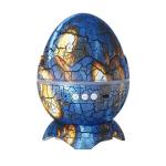 Galaxy ja Star Projector dinosauruse muna koos Bluetoothi ​​k&otilde;lariga, sinine