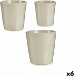 Lillepottide komplekt Ibergarden, Keraamiline, hall, 6 tk