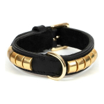 Collier - GLORIA - Duna - Noolitud nahk - D-r&otilde;ngas - Reguleeritav