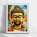 Teemantmosaiik TM V&auml;rvikas, m&otilde;&otilde;dud 30x40 cm &ldquo;Buddha&ldquo; LE146e