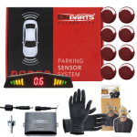 Parkimiss&uuml;steem 8 anduriga 22mm koos LED-ekraaniga EinParts, S&uuml;gav punane