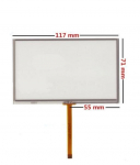 Universaalne puuteekraan Powermax 5,0 tolli (117 mm * 71 mm)