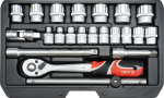 Otsakute komplekt Yato 3/8", 22 tk