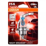 Halogeenlamp H4, 60/55W, 12V, 3900K, NIGHT BREAKER LASER seeria