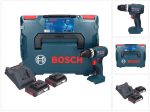 Bosch GSB 18V-45 Akul&ouml;&ouml;ktrell 18 V 45 Nm + 2x 2,0 Ah akut + laadija + L-Boxx