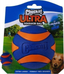 M&auml;nguasi koertele Chuckit! Ultra Squeaker m&auml;ngupall, 9 cm, sinine/oranž