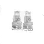 Silikoonist l&auml;bipaistvad &otilde;lapaelad plastikust haakidega 10 mm, matt, Universaalne