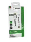 Tiemme Type-C - USB kaabel, 2A, 1m, valge