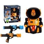 N&auml;ljane robot sihtm&auml;rgi laskmine arcade m&auml;ng komplekt relv + pallid