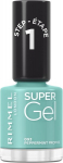 Geellakk Rimmel Super Gel Nail Polish, 093 Peppermint Promise, 12 ml