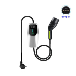 Mobiilne Wallbox Uus EV CEE laadimiskaabel 3.5kW Type2 4m 6-16A 1 faas 230V-380V IP65