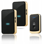 Juhtmevaba kell IP44 1 saatja + 2 vastuv&otilde;tjat meloodia