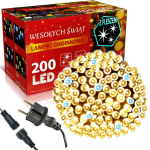 J&otilde;ulutuled soe valge 200 LED flash-funktsiooniga