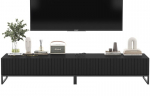TV Kapp Meble Lindner Must Matt Metallraam 220 cm
