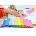 Tugevad Kleepuvad M&auml;rkmepaberid 7.62X12.7 cm, Fluorestseeruvad 6-v&auml;rvilised M&auml;rkmepaberid, 74 Lehte.