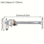T&ouml;&ouml;stuslik Spidomeeter Nihik 0-150mm S&uuml;sinikteras L&ouml;&ouml;gikindel M&otilde;&otilde;tevahend 0,1mm T&auml;psus.