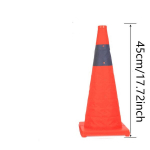 K&otilde;rge N&auml;htavusega Kokkupandavad Liikluskoonused - Helkurribadega., 45 cm