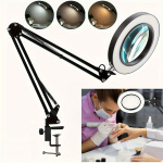 Reguleeritav LED suurenduslamp, klambriga valgusti.