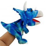 30cm Dinosaur K&auml;piknukk Lastele Halloween J&otilde;ulukink., Triceratops