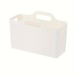 1 tk Retro Stiilis Plastikust S&auml;ilituskorv, Kaasaskantav Korralduskast K&auml;epidemetega., Baltas