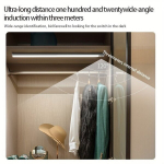 1tk Nutikas Inimkeha Anduriga LED Valgus - Ultra-&Otilde;huke, Magnetiline, USB Laetav, Sobiv Riidekapp, Kapp, Trepid, Koridor Dekoratsioon., 15,74 colio / 40 cm