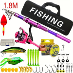 1.8m-3m S&uuml;sikiustuv S&uuml;sinikkiust Rod Kiirelt Kerimisrulliga, &Otilde;ngekomplekt., 1,8 metro