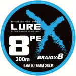 300m/328yd 8 Kiudu Punutud Kalap&uuml;&uuml;gijoon, Kulumiskindel Tugev Nailon., 8BRAID*300M*0,16mm