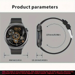 Nutikell 1,43-tolline AMOLED Puuteekraaniga Nutikell Meeste ja Naiste Fitness J&auml;lgimiseks., Auksinis diržas