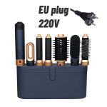 6 in 1 Multi Styler Uue disainiga f&ouml;&ouml;n juustele 6 in 1 juuste kujundaja koos Curling Barrel kuuma&otilde;huharjaga stiilimist&ouml;&ouml;riist MultiStyler-Type 6in1 &uuml;mbrisega EU