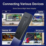 Retro 20000+ 4k Hdmi Tv Video Game Stick Retro m&auml;ngukonsool W/ 2 juhtmevaba kontroller 4k Game Stick,