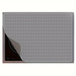 1 tk Silikoon Elektripliidi Kate Vaip - 71.12cm X 50.8cm Keraamiline Pliidi Katteplaat, Klaasist Pliidi Katteplaat Kaitseks ja Pindade Kratsimise V&auml;ltimiseks (Hall/Must)., pilka