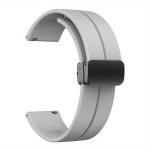 20mm 22mm Kiirkinnitusega Silikoon &Otilde;huke Nutikellarihm Samsungile Amazfit 4 5 GTS 2 Bip Lite., Pilka debesis