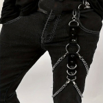 Meeste Jalagahelakett Punk Hip Hop Esinemine Ehted